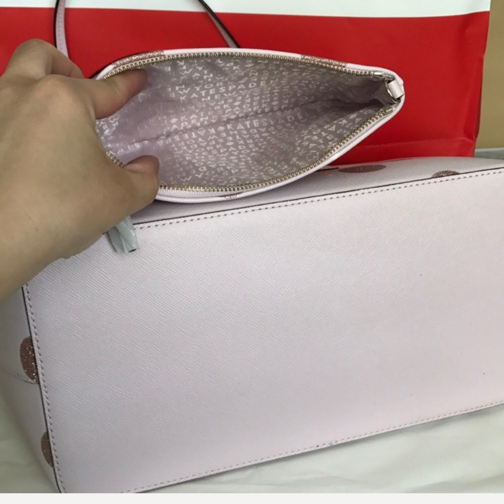 💦🏝Kate Spade Tote 🏝shoulder bag & pouch/large - Picture 3 of 7